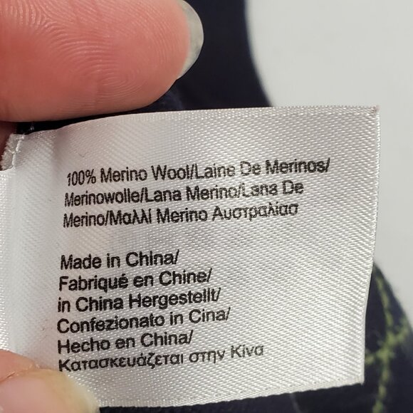 Brooks Brothers Mens Merino Wool Argyle Sweater Vest Size M Blue Preppy Layers - Picture 5 of 10